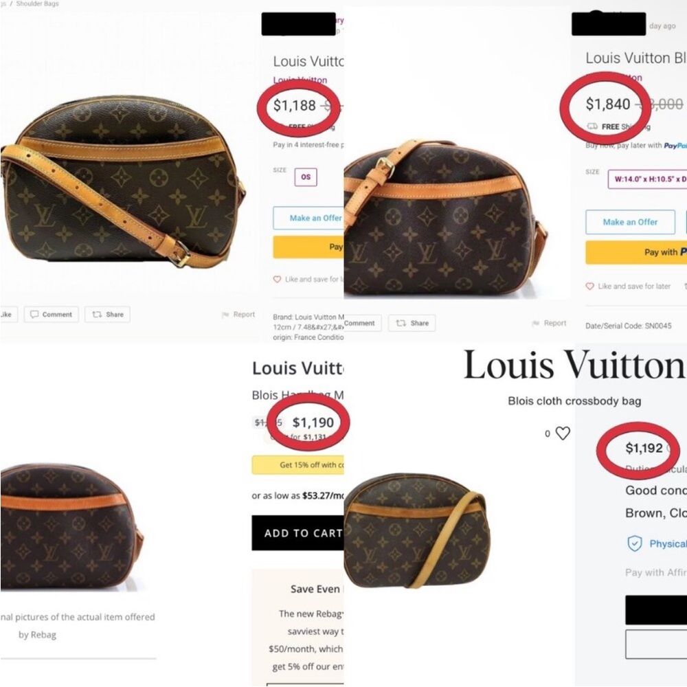 Louis Vuitton Blois Monogram Crossbody Bags π - Picture 14 of 14